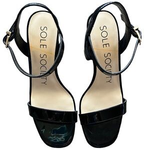 Black Platform Heels 7.5